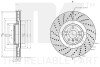 Диск гальмівний невентильований NK 3133141 (фото 1)