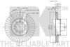 Диск гальмівний невентильований NK 314788 (фото 3)