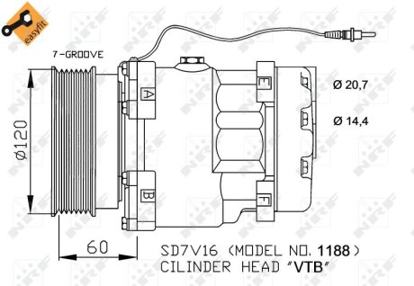 Компресор NRF 32711