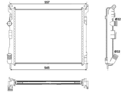 Радіатор охолодження NRF 53032