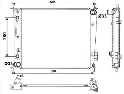 Радіатор NRF 53058