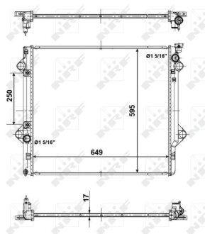 Радіатор NRF 56104