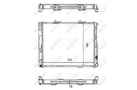 Радіатор охолоджування NRF 58253