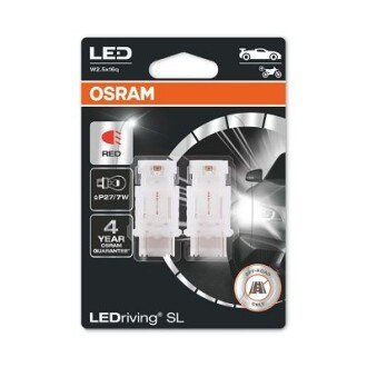 (к/т 2 шт) Лампа світлодіодна LED (3W 12V) OSRAM 3157DRP-02B