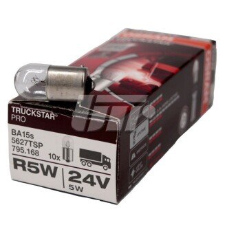 Автолампа Truckstar Pro R5W BA15s 5 W прозрачная OSRAM 5627TSP (фото 1)