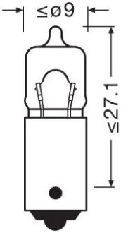 Автолампа 5W OSRAM 64111