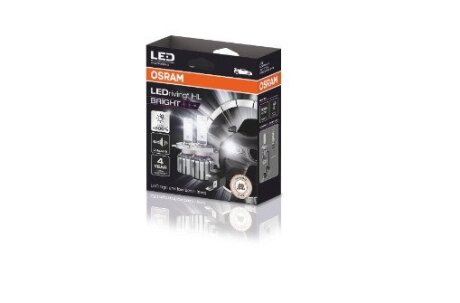 Комплект ламп (2шт.) LED H4 15W 12V P43 6000К OSRAM 64193DWBRT2HFB