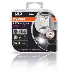 Комплект ламп (2шт.) LEDriving® HL EASY H4/H19 19W 12V P43t 6500К OSRAM 64193DWESYHCB