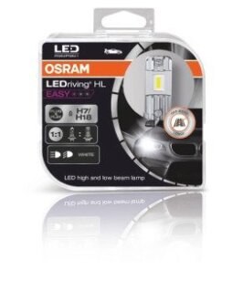 Комплект ламп (2шт.) LED H7/H18 16.2W 12V PX26D 6500К OSRAM 64210DWESYHCB