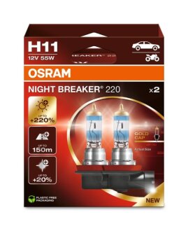 Автолампа галогенова 55W OSRAM 64211NB220-2HB (фото 1)