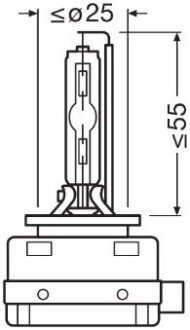 Автолампа Xenarc Ultra Life D1S PK32d-2 35 W прозрачная OSRAM 66140ULT-HCB