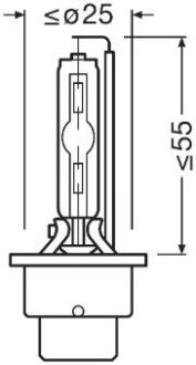 Автолампа ксенонова OSRAM 66240CBB-HCB