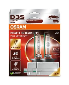 Автолампа ксенонова 35W D3S 4300K (к/т 2 шт) OSRAM 66340XN2-2HB