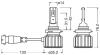 Комплект світлодіодних автоламп OSRAM 9005DWBRT-2HFB (фото 3)