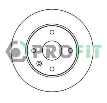 Диск гальмівний PROFIT 5010-1257