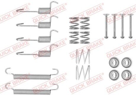 Комплект пружинок колодок стояночного гальма QUICK BRAKE 105-0008