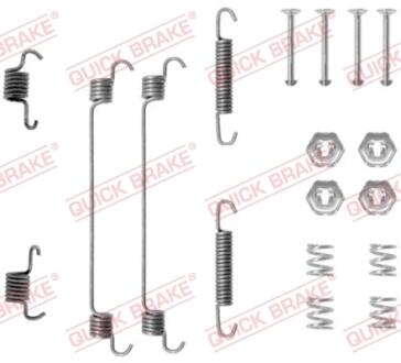 Комплект пружинок колодок стояночного гальма QUICK BRAKE 105-0657