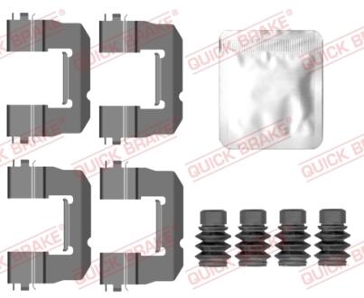 Комплект прижимних планок гальмівного супорту QUICK BRAKE 109-0157