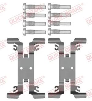 Комплект прижимних планок гальмівного супорту QUICK BRAKE 109-0207
