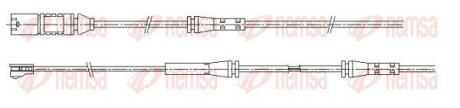 Датчик гальм. колод. BMW 3 20- REMSA 001203