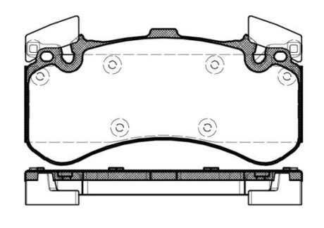 VW Колодки гальмівні передні.Audi A8 09- REMSA 1463.00