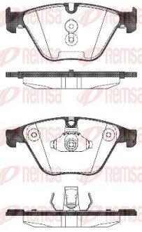 BMW колодки гальм. передн. 5 Touring (F11) 535 i 10-17 REMSA 1496.00