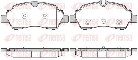 FORD Колодки гальмівні задні TRANSIT V363 2.2 TDCi REMSA 1605.00