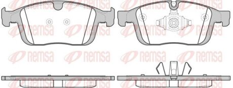 VOLVO Колодки гальмівні передні XC60 I 16- REMSA 1689.00