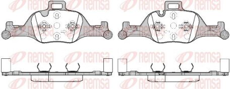 BMW гальмівні колодки передн. 3/G20, 5/G30, 6/G32 REMSA 1740.00