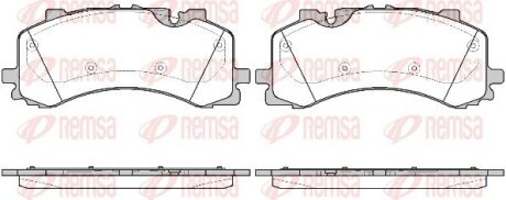 Колодки гальмівні дискові REMSA 1744.00