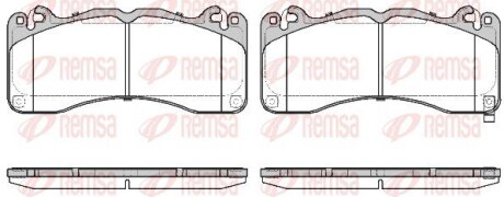Колодки гальмівні дискові REMSA 1749.02