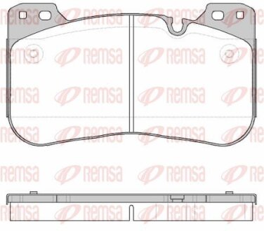 BMW Гальмівні колодки передн. 5 (G30, F90) M5 17-23 REMSA 1834.00