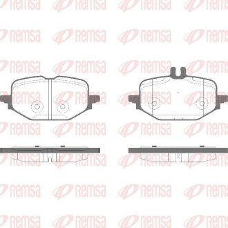 DB Колодки гальмівні задні W206, S206 REMSA 1972.00