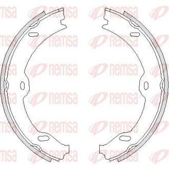DB Колодки гальмівні барабанні W211 03- REMSA 4708.00