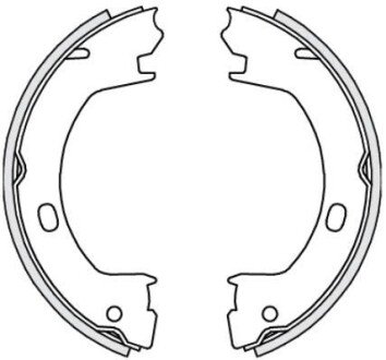 Колодки гальмівні барабанні REMSA 4739.00