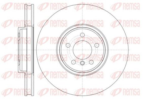 Диск гальм. передн. BMW X5 E70, X6 E71 REMSA 61333.10