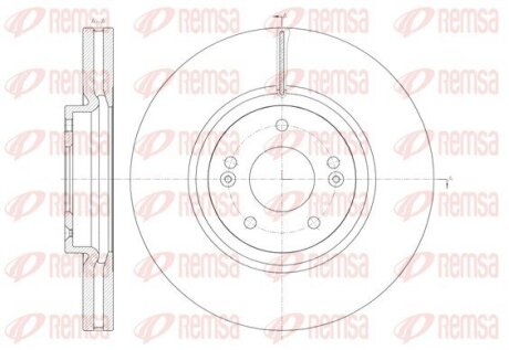 HYUNDAI диск гальмівний передн.IX55 REMSA 61462.10