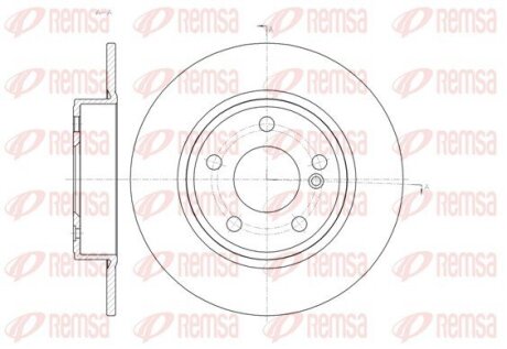 Диск гальмівний REMSA 61465.00