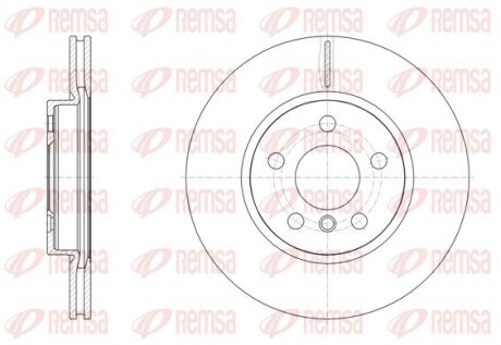 Диск гальм. передн. BMW 2 REMSA 61545.10