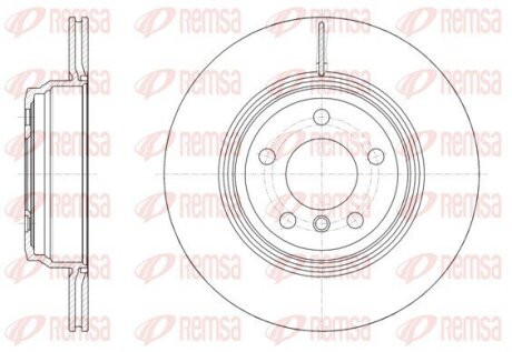 BMW Диск гальмівний задн. 3/F30, 4/F33 REMSA 61547.10