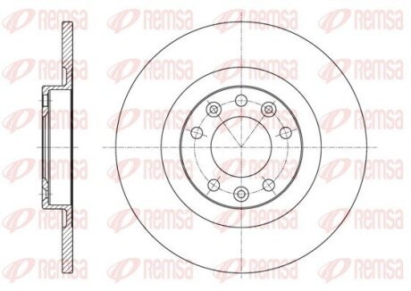 Задній гальмівний диск CITROEN C4 GRAND PICASSO REMSA 61557.00