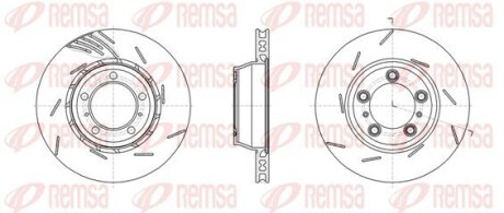 PORSCHE Диск гальмівний лів PANAMERA 3.0 D REMSA 61861.11