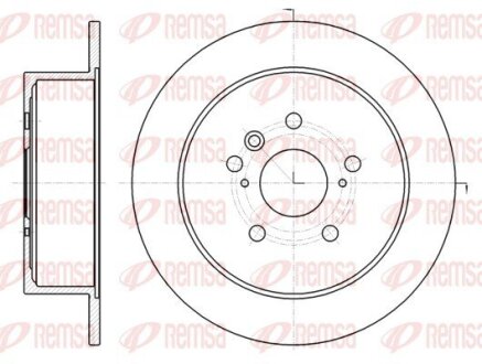 Диск гальмівний REMSA 61969.00