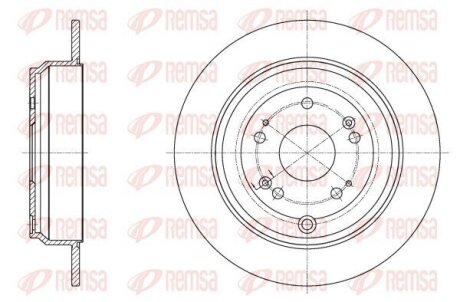 Диск гальмівний REMSA 62515.00