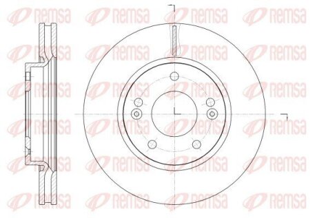 Диск гальмівний REMSA 62523.10