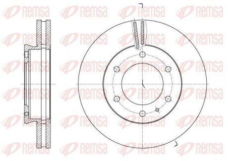 FORD диск гальмівний передн.Ranger 11- REMSA 62526.10