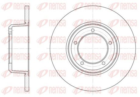 LANDROVER диск гальмівний передн. Defender,Discovery,Range Rover 86- REMSA 6341.00