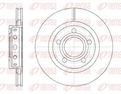 Диск гальмівний REMSA 6822.10