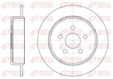 Диск гальмівний REMSA 6901.00