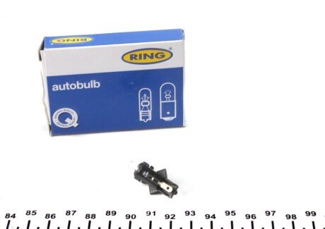 Автолампа BAX B8,5d 1,2 W прозрачная Ring R509TLBK